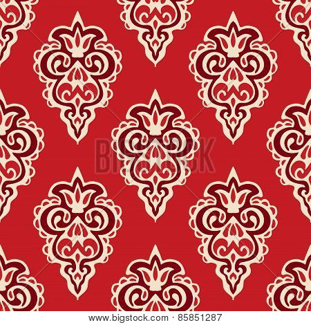 Damask seamless vector pattern florish