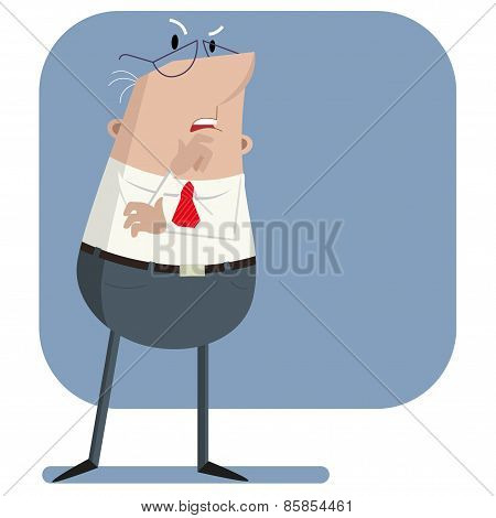Boss listens attentively