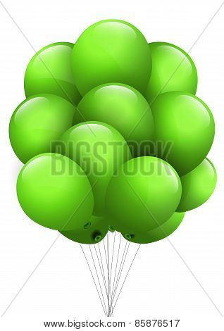 Green Balloons
