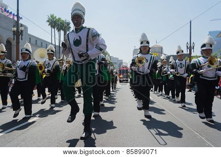 Inglewood High School Band At The Norooz Festival And Persian Parade