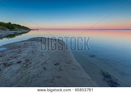 Beautiful Beach Before Sunrise