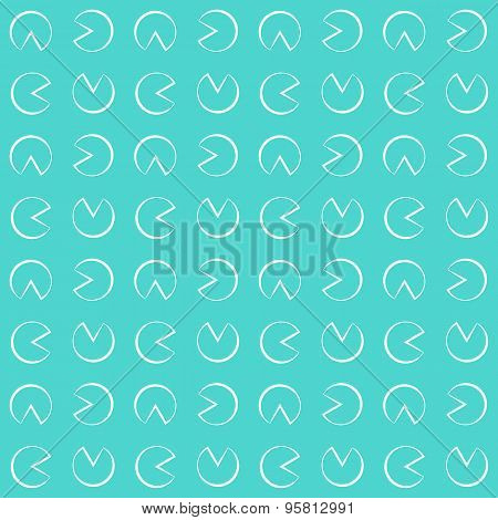 Pastel pattern. Seamless texture with circle.