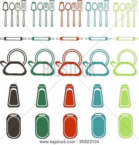 Vector kitchen tools