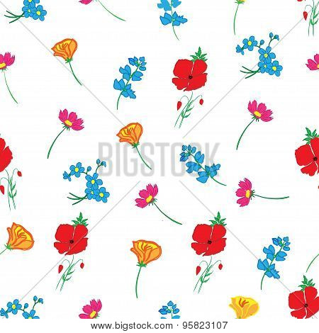 Seamless flower pattern