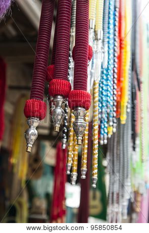 Hookahs at the Market in Acre, Israel