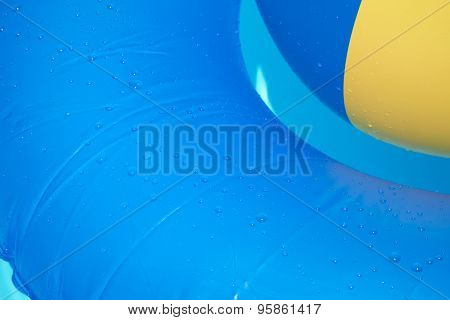 Floating Tire And Beach Ball