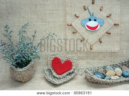 Monkey, Happy New Year 2016, Time, Clock, Handmade