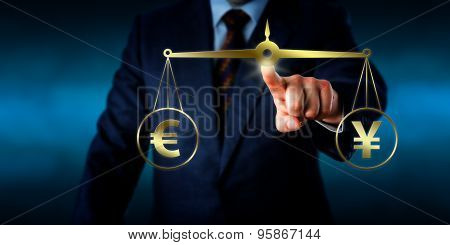 Torso Equating The Euro At Par With The Yuan