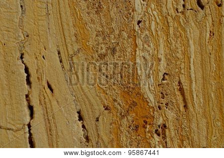 Cracked stone structure