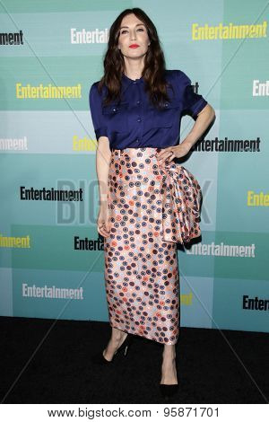 SAN DIEGO - JUL 11:  Carice Van Houten at the Entertainment Weekly's Annual Comic-Con Party at the Hard Rock Hotel on July 11, 2015 in San Diego, CA