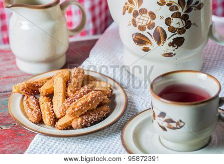 Afternoon Tea And Biscuits