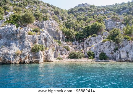 Kekova is an island in Turkey