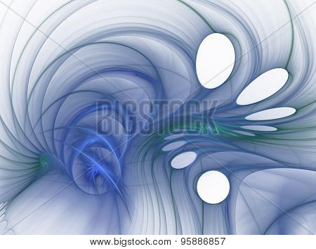 Bubble And Spiral Fractal Pattern
