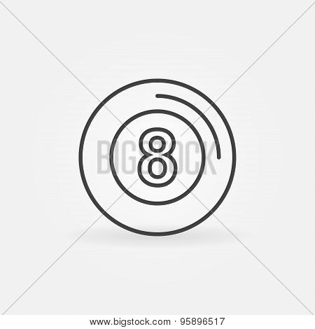 Eight ball icon