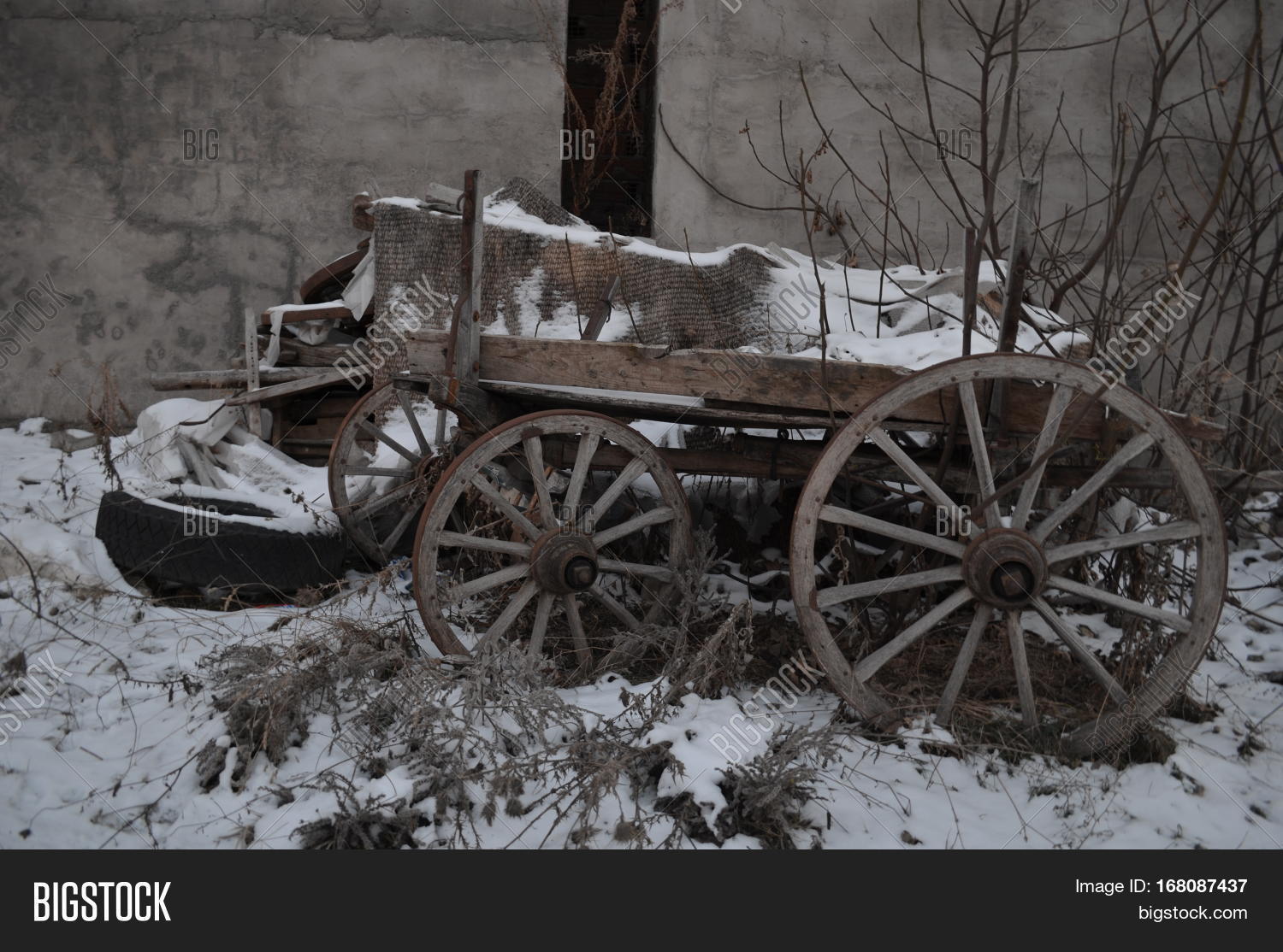 Cart, Wagon, Dray, Image & Photo (Free Trial) Bigstock