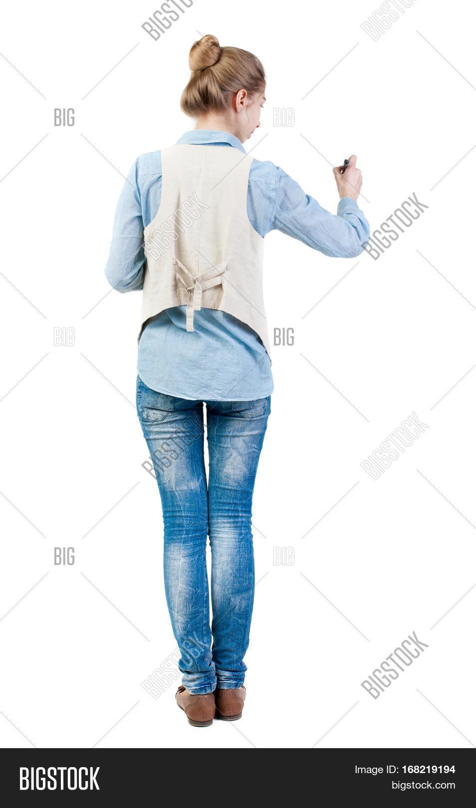 Back View Writing Image & Photo (Free Trial) | Bigstock