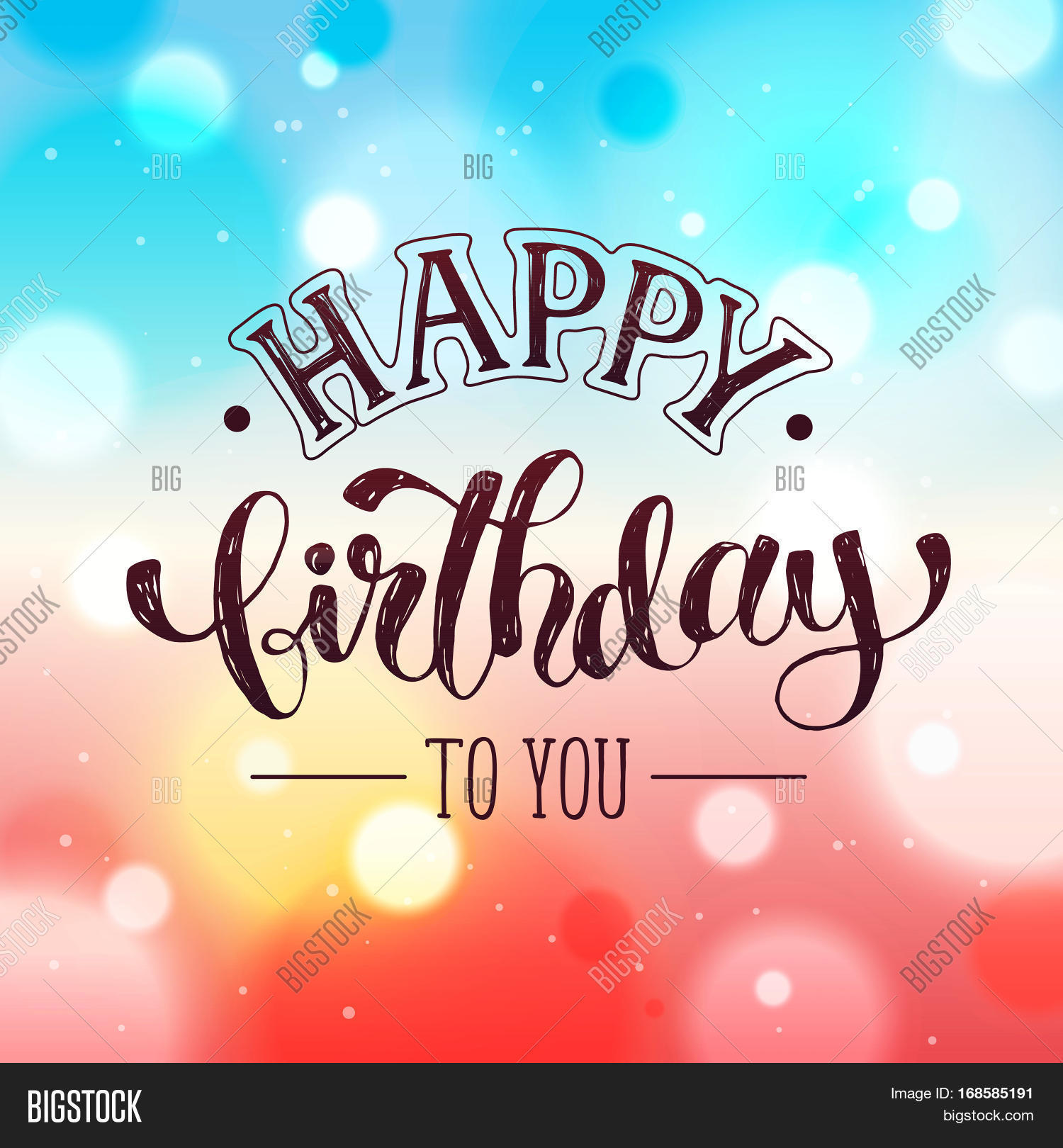 Happy Birthday Vector Photo Free Trial Bigstock