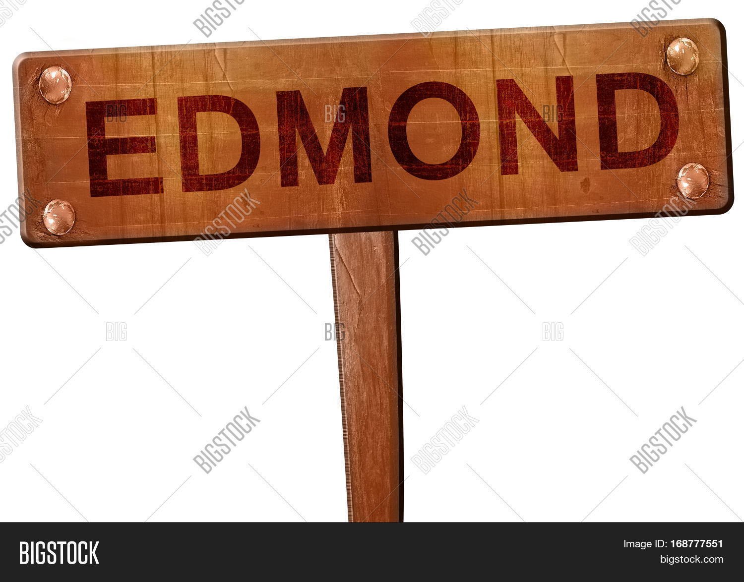Edmond Road Sign, 3D Image & Photo (Free Trial) Bigstock
