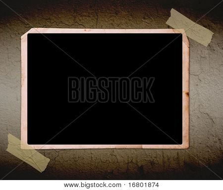 altes Photo an Wand