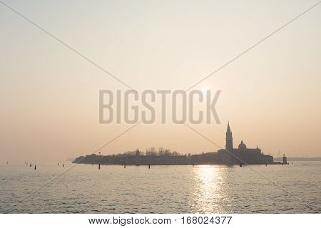 A view at the Lido island of Venise Italy