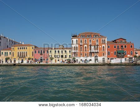 Giudecca Canal In Venice