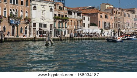 Giudecca Canal In Venice
