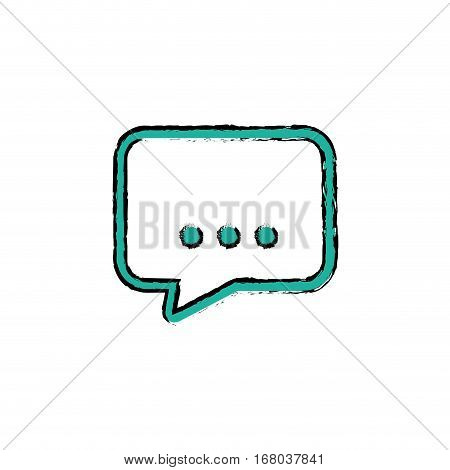 Chat bubble speakbox icon vector illustration graphic design