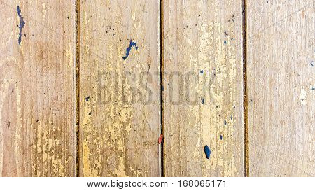 Photos in a row on the wooden surface. Use as Wallpaper