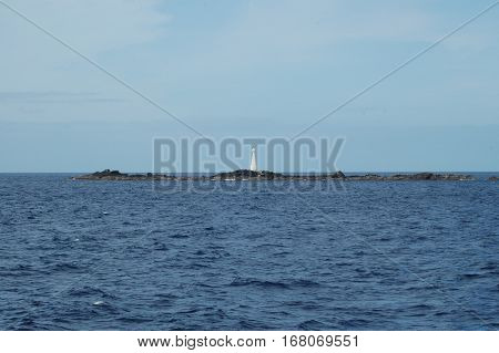 Landscape of the islanders of Formigas, Azores, Portugal