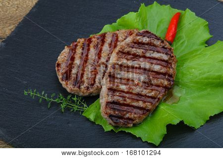 Grilled Burget Cutlet