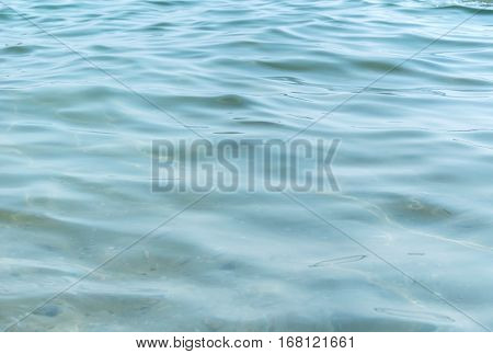 Sea watter surface . Natural background .