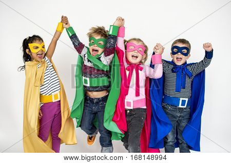 Kids Imagination Space Rocket Joyful Graphic Concept