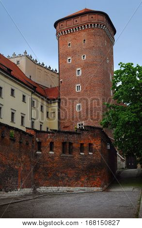 One Of The High Towers Of The Wawel Castle