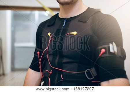 Man In Black Suit For Ems Training