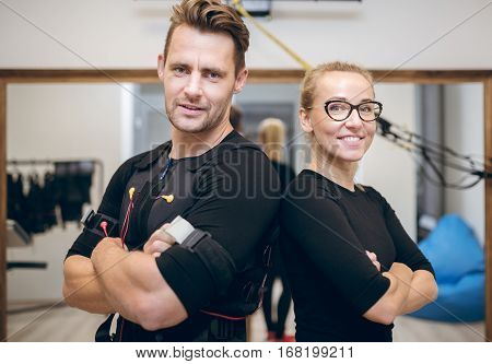Sportsman And His Personal Trainer