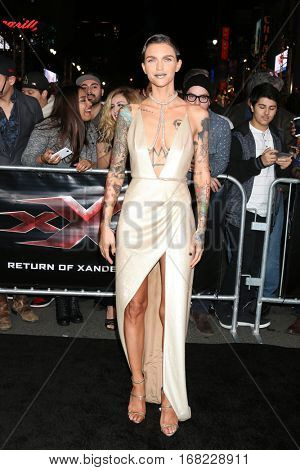 LOS ANGELES - JAN 19:  Ruby Rose at the 