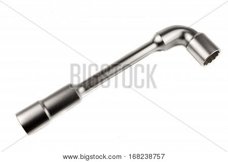 wrench cap curved corner on a white background
