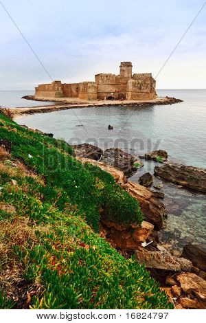 slottet i Calabrien Syditalien, le castella