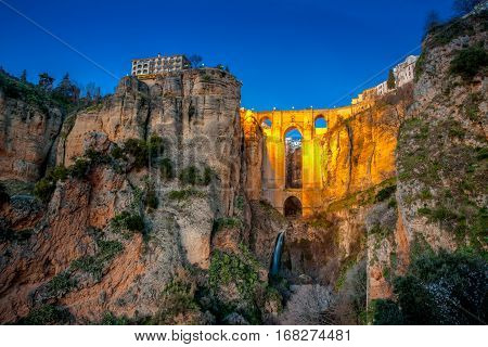 The Village Of Ronda In Andalusia, Spain.