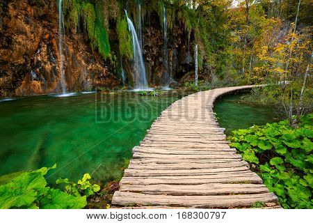 Waterfalls Of Plitvice National Park