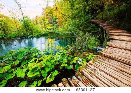 Waterfalls Of Plitvice National Park