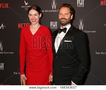 LOS ANGELES - JAN 8:  Kassandra Jensen, Dustin O'Halloran at the Weinstein And Netflix Golden Globes After Party at Beverly Hilton Hotel Adjacent on January 8, 2017 in Beverly Hills, CA