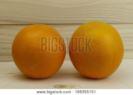 two fresh natural juicy orange citrus summer