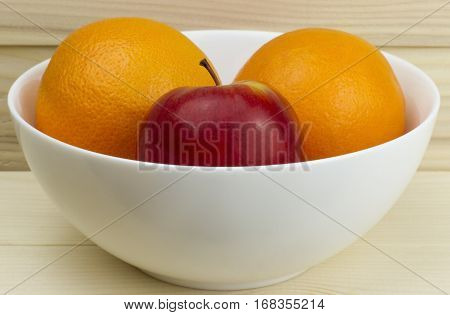 fresh juicy natural apples and oranges tropical