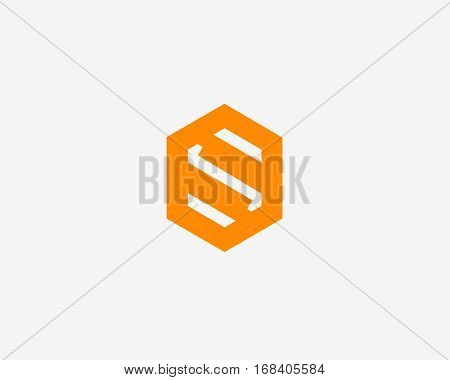 Letter S icon alphabet symbol. Letter S logo icon design vector sign.