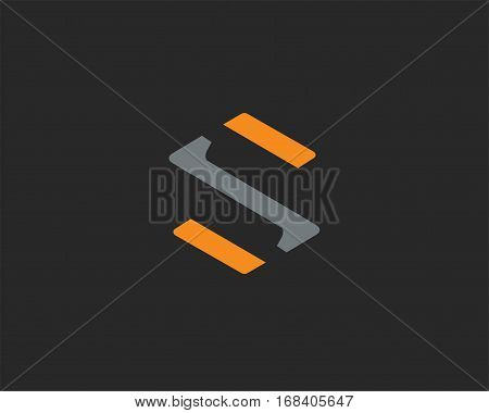 Letter S icon alphabet symbol. Letter S logo icon design vector sign.