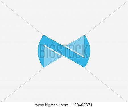 Abstract letter N icon alphabet symbol. Letter N logo icon design vector sign.