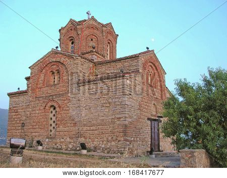 Church of St. John the Evangelist city of Ohrid Macedonia.