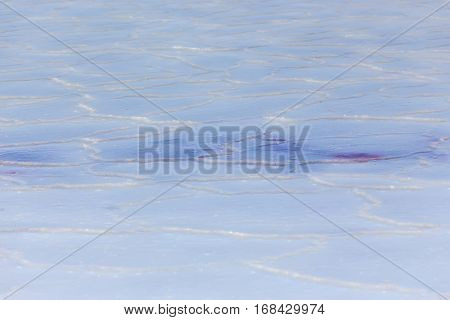 Froze The Lagoon Kalochori In Northern Greece