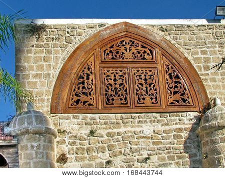 Detail of Mahmoudiya Mosque in old city Jaffa Israel November 9 2011